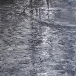 Pittura intitolato "Paris.Rainy" da Alla Ronikier, Opera d'arte originale, Olio Montato su Telaio per barella in legno