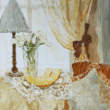 Картина под названием "Morning" - Alla Ronikier, Подлинное произведение искусства, Масло Установлен на Деревянная рама для н…