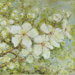 绘画 标题为“Scent of spring” 由Alla Ronikier, 原创艺术品, 油 安装在木质担架架上