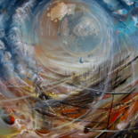 Painting titled "Storm In A Teacup" by Alexandr Mikushev, Original Artwork, Oil