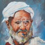 Painting titled "mirada" by Amkhaou, Original Artwork, Acrylic