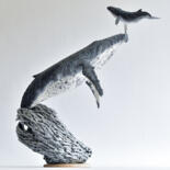 Sculptuur getiteld "First breath" door Anatoly Popov, Origineel Kunstwerk, Plastic