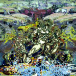 Peinture intitulée "Laocoon" par Andrew Babchynsky, Œuvre d'art originale, Acrylique