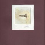 Gravures & estampes intitulée "Brise-lames" par André Colpin, Œuvre d'art originale, Eau-forte