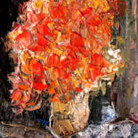 제목이 "Fiori in un vaso, s…"인 미술작품 Andrea Collemaggio로, 원작, 아크릴
