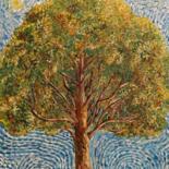 Painting titled "Love the Tree and t…" by Andrus Reedla, Original Artwork, Oil