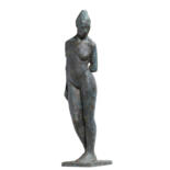 Sculpture titled "Kleiner Akt 1" by Angelika Kienberger, Original Artwork, Bronze