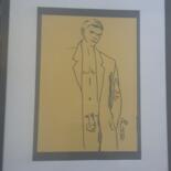 Painting titled "Al Teatro." by Angelo Marzullo, Original Artwork, Marker