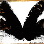 "Black Butterfly" başlıklı Tablo Anima E Mela tarafından, Orijinal sanat, Akrilik Karton üzerine monte edilmiş