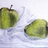 Painting titled "Apples" by Elena Aniskina, Original Artwork, Oil