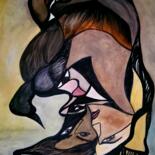 Картина под названием "Да обичаш като орли…" - Anna Mytavska (Cabrerra), Подлинное произведение искусства, Гуашь