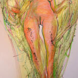 Картина под названием "Женщина бабочка" - Anna Skorko, Подлинное произведение искусства, Акрил