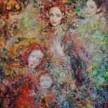 Malarstwo zatytułowany „Ukraine mother” autorstwa Anna Privaloff, Oryginalna praca, Olej