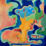Painting titled "Land Formation #4" by Anne-Marie Delaunay-Danizio, Original Artwork, Acrylic