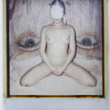 Collages titled "Polaroids – Nude #04" by Annemarieke Van Peppen, Original Artwork, Manipulated Photography