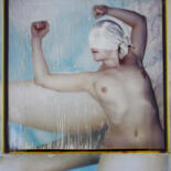 Collages titled "Polaroids – Nude #01" by Annemarieke Van Peppen, Original Artwork, Analog photography