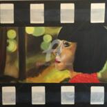 Ζωγραφική με τίτλο "Film" από Annie Roudet, Αυθεντικά έργα τέχνης, Ακρυλικό
