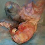 "Nude Study" başlıklı Tablo Anthony Barrow tarafından, Orijinal sanat, Petrol