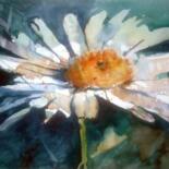 Painting titled "Daisy" by Anthony Barrow, Original Artwork, Watercolor