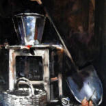 Painting titled "Still Life" by Anthony Barrow, Original Artwork, Oil