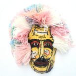 Sculpture intitulée "Art Mask Yarn and M…" par Anthony Saldivar, Œuvre d'art originale, Acrylique