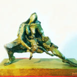 Sculpture intitulée "" MATERNITE ELANCEE…" par Antoine Berbari, Œuvre d'art originale, Bronze