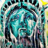 Peinture intitulée "New York" par Antoni Dragan, Œuvre d'art originale, Acrylique Monté sur Châssis en bois