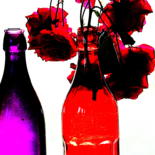 Photographie intitulée "rouge violet" par Aquartistiq, Œuvre d'art originale, Photographie numérique