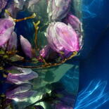 Photographie intitulée "magnolia ..." par Aquartistiq, Œuvre d'art originale, Photographie numérique