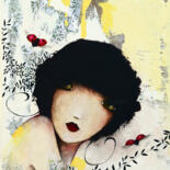 绘画 标题为“Lady Bug” 由Armandine Js, 原创艺术品, 丙烯