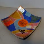 Design intitulée "coupelle carrée ron…" par Armelle Colombier, Œuvre d'art originale, Art de la table