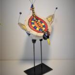 Sculpture intitulée "Oiseau" par Armelle Colombier, Œuvre d'art originale, Céramique