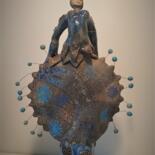 Rzeźba zatytułowany „L'envol” autorstwa Armelle Colombier, Oryginalna praca, Ceramika
