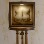 Escultura intitulada "Madonna XXI" por Armen Manukyan-Burovtsov (Armmenart), Obras de arte originais, Cimento