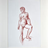 「Venus」というタイトルの描画 Arne Grohによって, オリジナルのアートワーク, パステル
