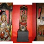 Sculptuur getiteld "QUAN IM" door Art Deco Chiangmai Thailand Odyaiphsaal Etch, Origineel Kunstwerk