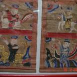 Painting titled "Set of 4 Messengers" by Art Deco Chiangmai Thailand Odyaiphsaal Etch, Original Artwork