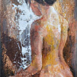 Картина под названием "Serie Nudity. #Morn…" - Artem Usá, Подлинное произведение искусства, Акрил Установлен на Деревянная р…