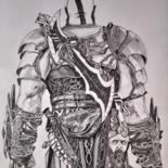 Drawing titled "Kratos from god of…" by Artified__15, Original Artwork, Pencil