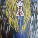 Painting titled "Vampire" by Indira Yartsev, Original Artwork, Other