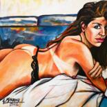 Painting titled ""Nudo"" by Gianni Marrone, Original Artwork, Acrylic