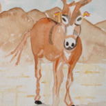 Painting titled "Neddy" by Artroger, Original Artwork, Oil