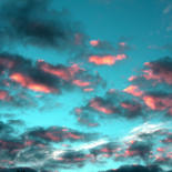 Fotografie mit dem Titel "Vigorous Sky" von Maximilian Ludwig, Original-Kunstwerk