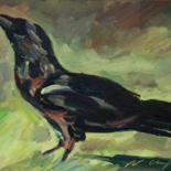 Peinture intitulée "Daily Raven 2 2020/…" par Atelier N N . Art Store By Nat, Œuvre d'art originale, Acrylique