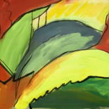 Peinture intitulée "Kandinsky, Inspirat…" par Atelier N N . Art Store By Nat, Œuvre d'art originale, Acrylique