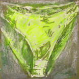 Pittura intitolato "Fluo Yellow Panties" da Atelier N N . Art Store By Nat, Opera d'arte originale, Acrilico
