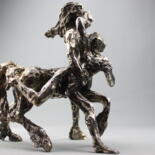 Sculptuur getiteld "L'emprise de Nésaïa" door Audrey Fléchet, Origineel Kunstwerk, Bronzen