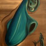 Painting titled "Cosmic Aspirator..." by Geoffrey Cervantes/Axis, Original Artwork, Oil