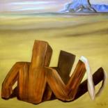 Painting titled "In Search of The Bl…" by Geoffrey Cervantes/Axis, Original Artwork, Oil