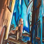 Painting titled "Collioure 2019" by Pierre-Jean Bechade, Original Artwork, Acrylic